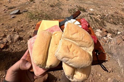 Santiago: Vintage motoravontuur in de Andes met picknick