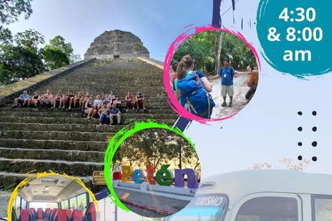 Tour and Transportation with tour guide to Tikal