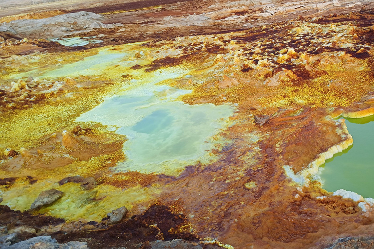 Mekele: 3-dniowa wycieczka do depresji Danakil i „Velcano”.