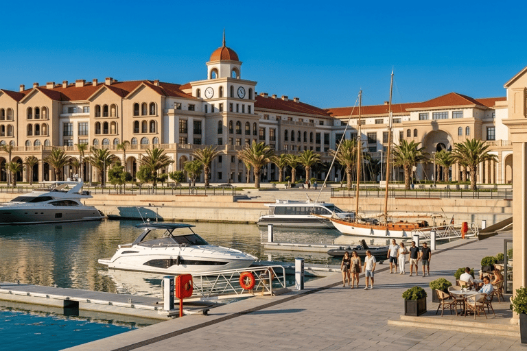 Baku: Private Yacht Tour with Dinner and Hotel Transfers