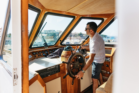 Ab Palau: Tagestour zu den La Maddalena-Inseln mit dem BootVon Palau aus: La Maddalena Inseln Ganztägige Bootstour 2