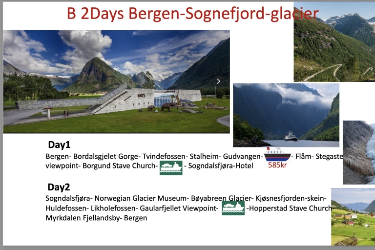 2-daagse flexibele tour naar Hardanger en Sognfjord-gletsjer2daagse flexibele tour naar Hardanger en sognfjord Flåm