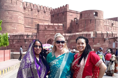 Taj Mahal Mausoleum Skip-the-Line Tour with Expert Guide From Delhi: Taj Mahal & Agra Fort Tour Car + Guide + Tickets