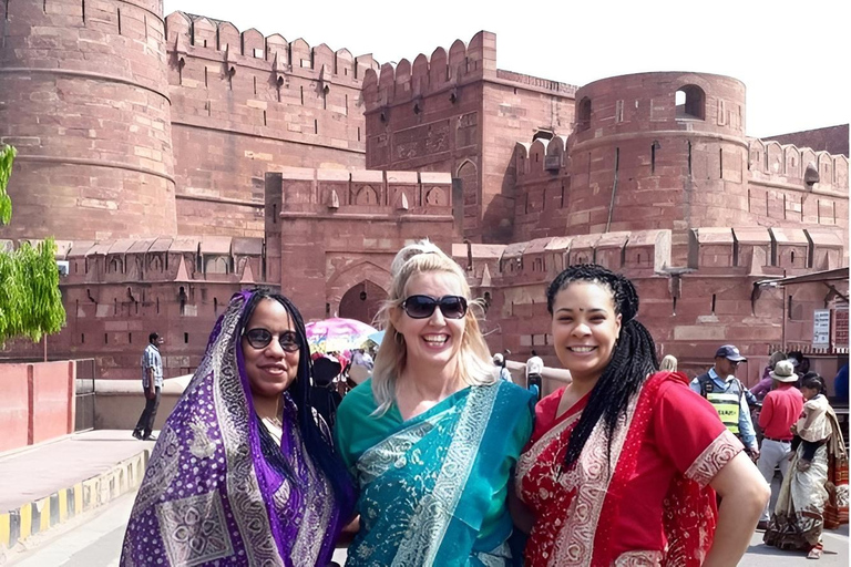Taj Mahal Mausoleum Skip-the-Line Tour with Expert Guide From Delhi: Taj Mahal & Agra Fort Tour Car + Guide + Tickets