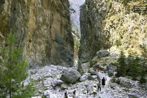Ab Rethymno: Ganztägige Wanderung durch die Samaria-Schlucht, Abholung und Guide
