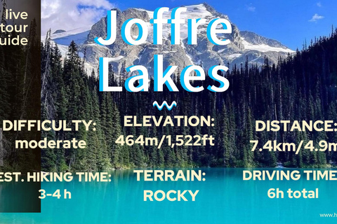 Garibaldi Park/Joffre Lakes/Piesza wycieczka 1-dniowa