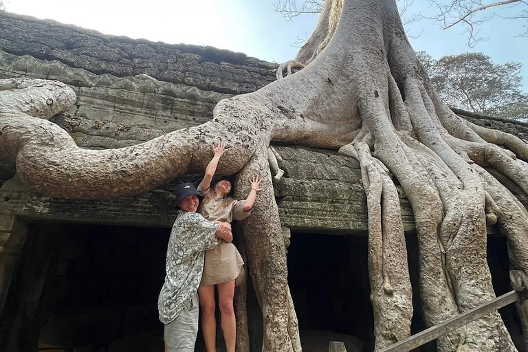 Siem Reap: Angkor Wat & Ta Prohm Half-Day Offbeat Jeep Tour Option 2: Angkor Wat Sunset & Ta Prohm with English Guide