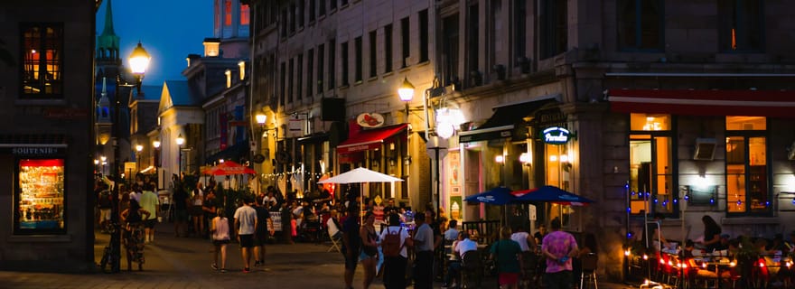 Montréal : Visite à pied du Vieux-Montréal au crépuscule