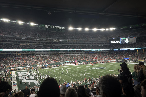 New York: New York Jets Football Game at Metlife Stadium Sideline