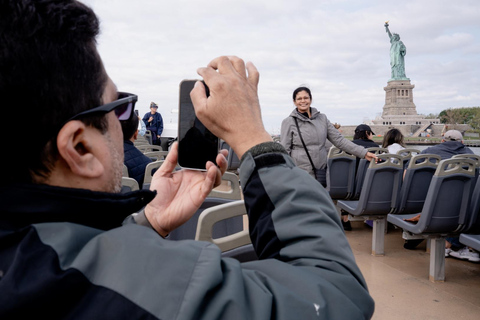 NYC: Liberty Cruise on New York Harbor with Live Guide Premium Admission