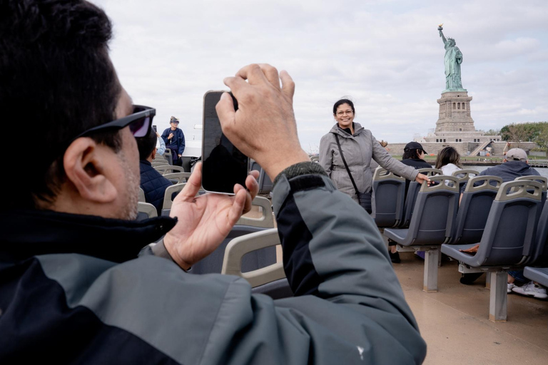 NYC: Liberty Cruise on New York Harbor with Live Guide Premium Admission