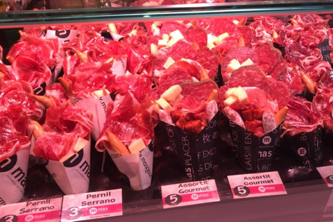 Barcelona: Street Food & Sightseeing Tour with Local Market