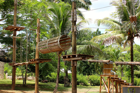 Good Hope River Adventure: Zipline, River Tubing & Rafting VIP transportation from Negril