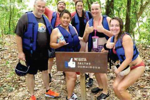 Damajagua : Aventure en tyrolienne et cascade avec déjeuner