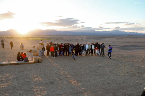 balade à dos de chameau avec coucher de soleil et observation des étoiles