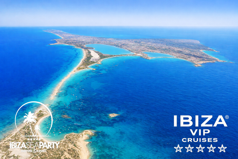 Ibiza: Formentera VIP Boat Paella, BBQ, OpenBar, DJ & Sunset BASIC TICKET with 5h Open Bar & Breakfast