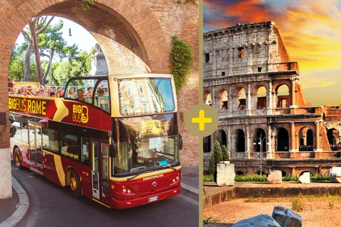 Rome : Colisée, Forum romain, colline du Palatin & Hop-on Hop-off