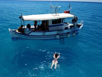 Gita di pesca a Sfakia di giorno