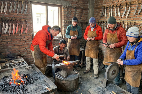 Gorkhali Khukuri Making with Patan Temple and Khokana Tour