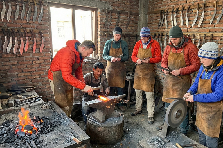 Gorkhali Khukuri Making with Patan Temple and Khokana Tour