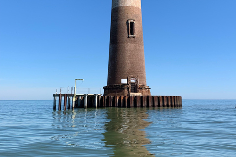 2 timmars privat flodkryssning med stopp vid Morris Island