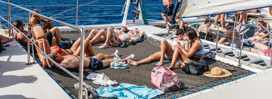 Lanzarote : Excursion d'une journée en catamaran vers les plages de Papagayo