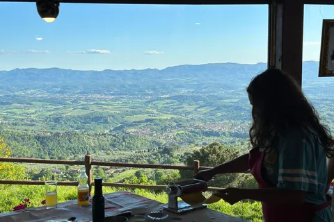 Cooking class in a private medieval village