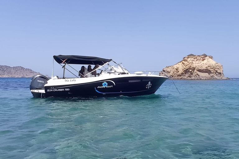 Ibiza: short tour "north of the island" from the sea by private boat