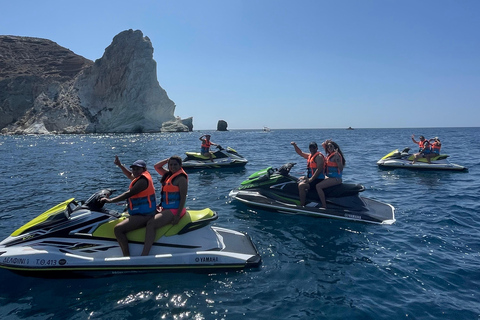 Santorini:Volcanic Beaches Cruise With Jet Ski Santorini Jet Ski Safari