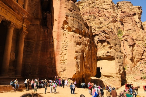 2-dniowa prywatna wycieczka z Ammanu: Petra Wadi Rum Akaba nie żyje2-dniowa prywatna wycieczka - Petra - Wadi Rum z Ammanu