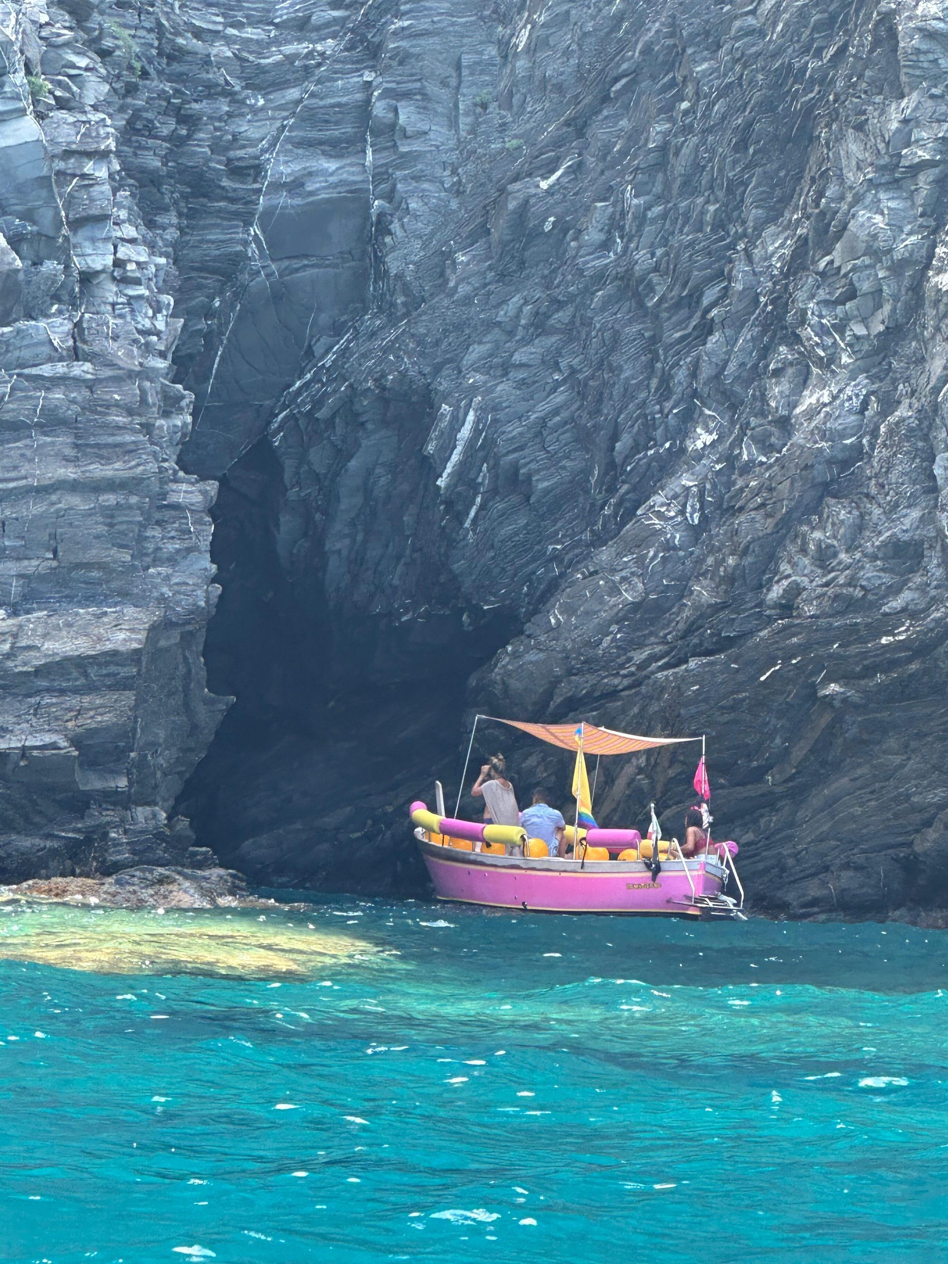 Cinque Terre: Rosa Bootstour mit Lady Captain