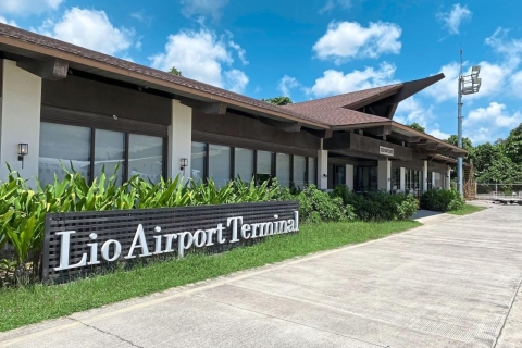 El Nido: Transfer lotniskowy Lio do/z hoteluLotnisko do Nacpan Beach Hotele