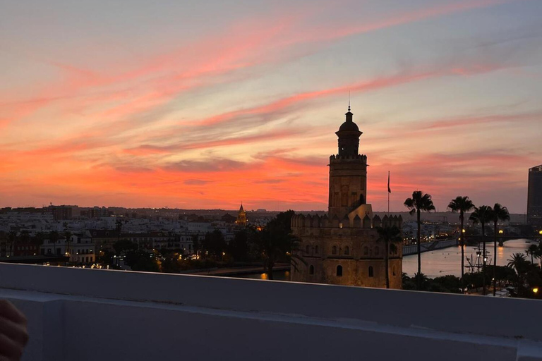 Siviglia: terrazza panoramica con vista mozzafiatoSiviglia: terrazza sul tetto con vista panoramica