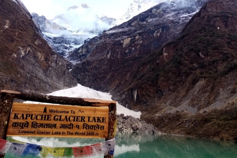 Von Pokhara: 3 Nächte 4 Tage Kapuche Gletschersee Trek