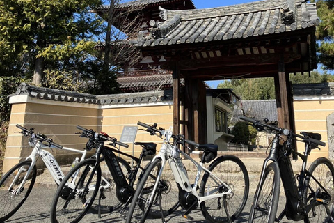 Temple Horyuji, classé au patrimoine mondial : Excursion en E-bike à Ikaruga, Nara