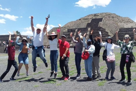 Teotihuacan y Basílica de Guadalupe con mezcal