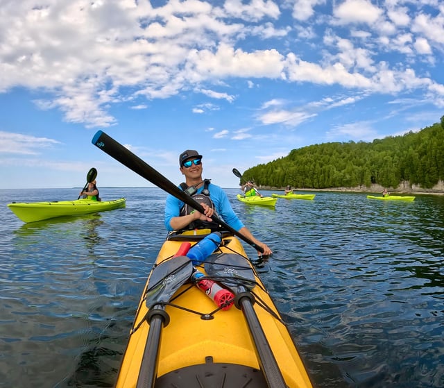 Condado de Door: tour en kayak por el acantilado de Death's Door