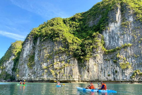 Ha Long Bay Luxury Day Cruise: Caves, Island & Sunset Escape Private Tour Guide & Shared Car Transfer & Shared Cruise