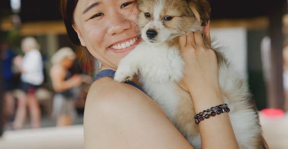 Bali: Gentle Puppy Yoga & Cuddles in Ubud & Uluwatu