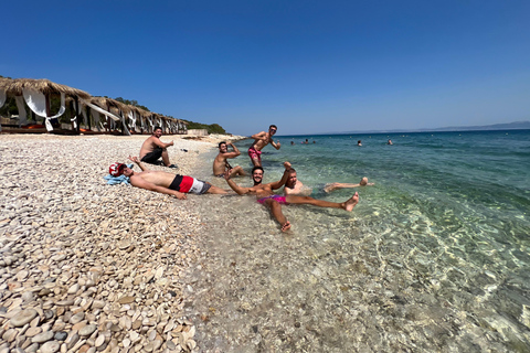 Clare: Excursión en lancha rápida por la isla de Sazan y Karaburun y buceo con tuboVerano 2026 KZ