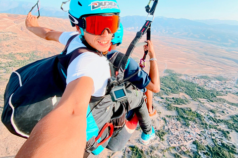 Fly over Aguergour: Extreme Tandem Paragliding with GoPro Sunset: Extreme Adrenaline Tandem Paragliding with GoPro