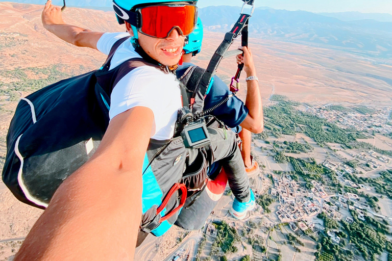 Fly over Aguergour: Extreme Tandem Paragliding with GoPro Sunset: Extreme Adrenaline Tandem Paragliding with GoPro