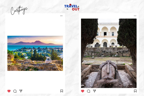 Hammamet: Private Carthage & Sidi Bou Saïd Tour Group of 5 to 14 people (best price per person)