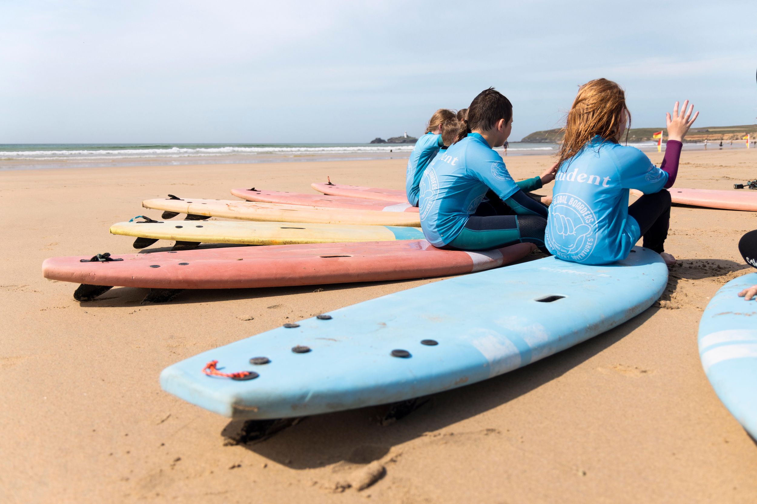 Cornwall: Surf-Unterricht am Gwithian Beach