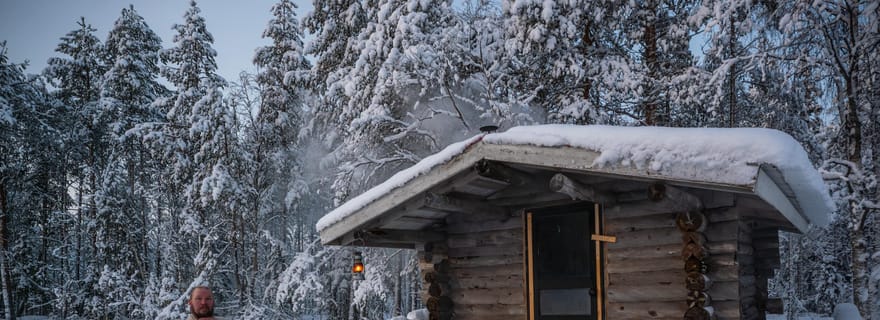 Ranua : sauna privé sur un lac sauvage