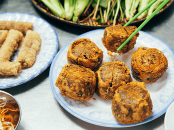 Can Tho: Foodtour zu Fuß mit einheimischen Köchen