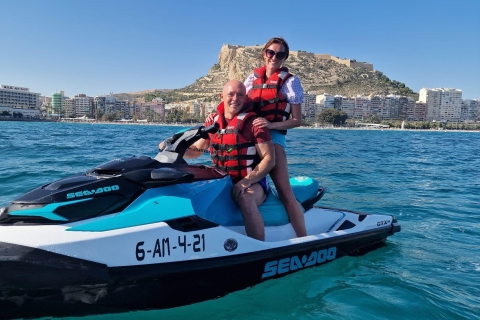Alicante : Excursion en jetski sur l'île de Tabarca avec collations