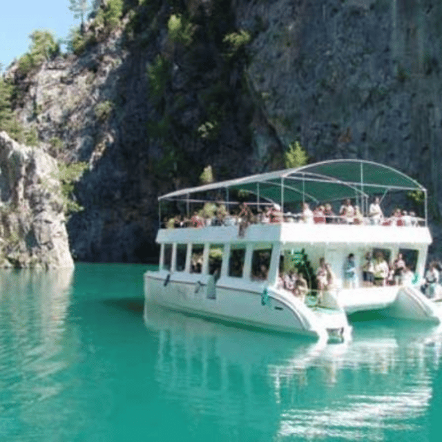 From Antalya: Green Canyon Boat Tour with Lunch and Drinks | GetYourGuide