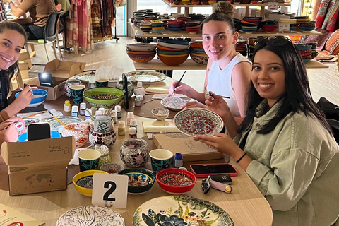 Fortitude Valley: Paint and Sip Classes 4 pieces of 5cm Bowl Set