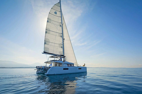 Au départ de Kissamos : Croisière en catamaran de luxe à Balos et Gramvousa